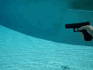 Glock shot underwater